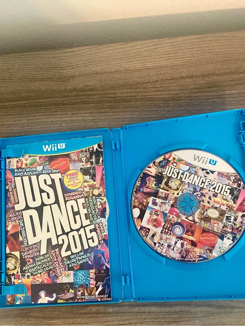 Just Dance 2015 Wii U Game - Blue Case